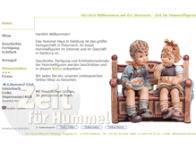 Tablet Screenshot of mihummel.at